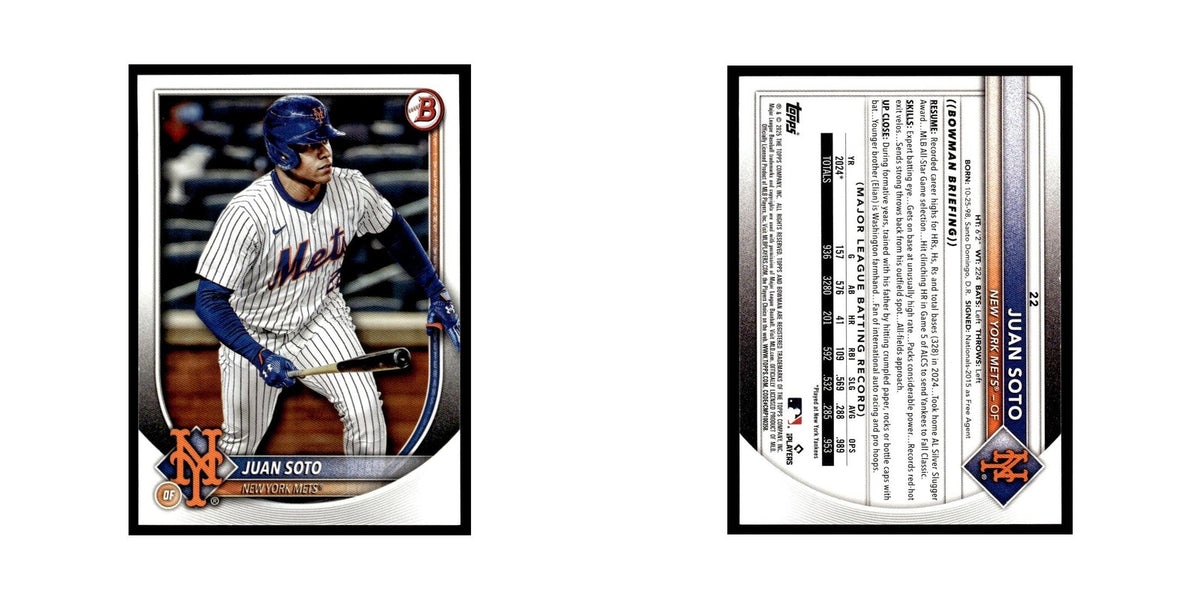2025 Bowman Juan Soto Mets #22