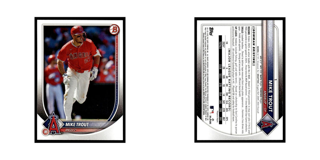 2025 Bowman Mike Trout Angels #1