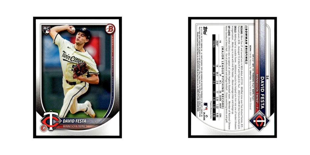 2025 Bowman David Festa RC Twins #54