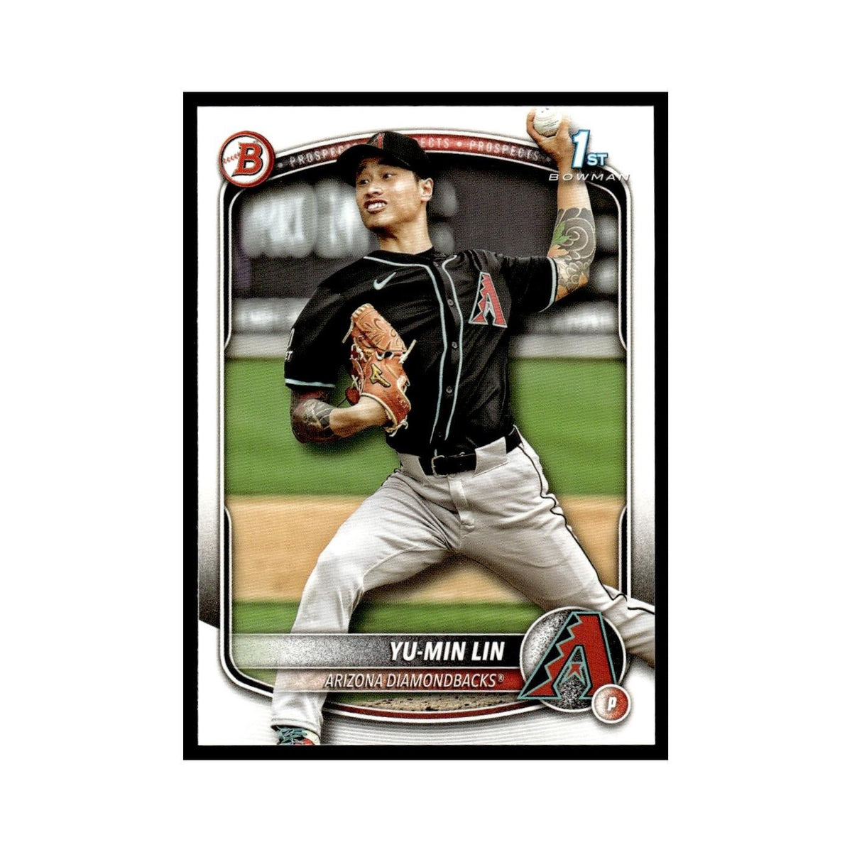 2025 Bowman Prospects Yu-Min Lin Diamondbacks #BP-27