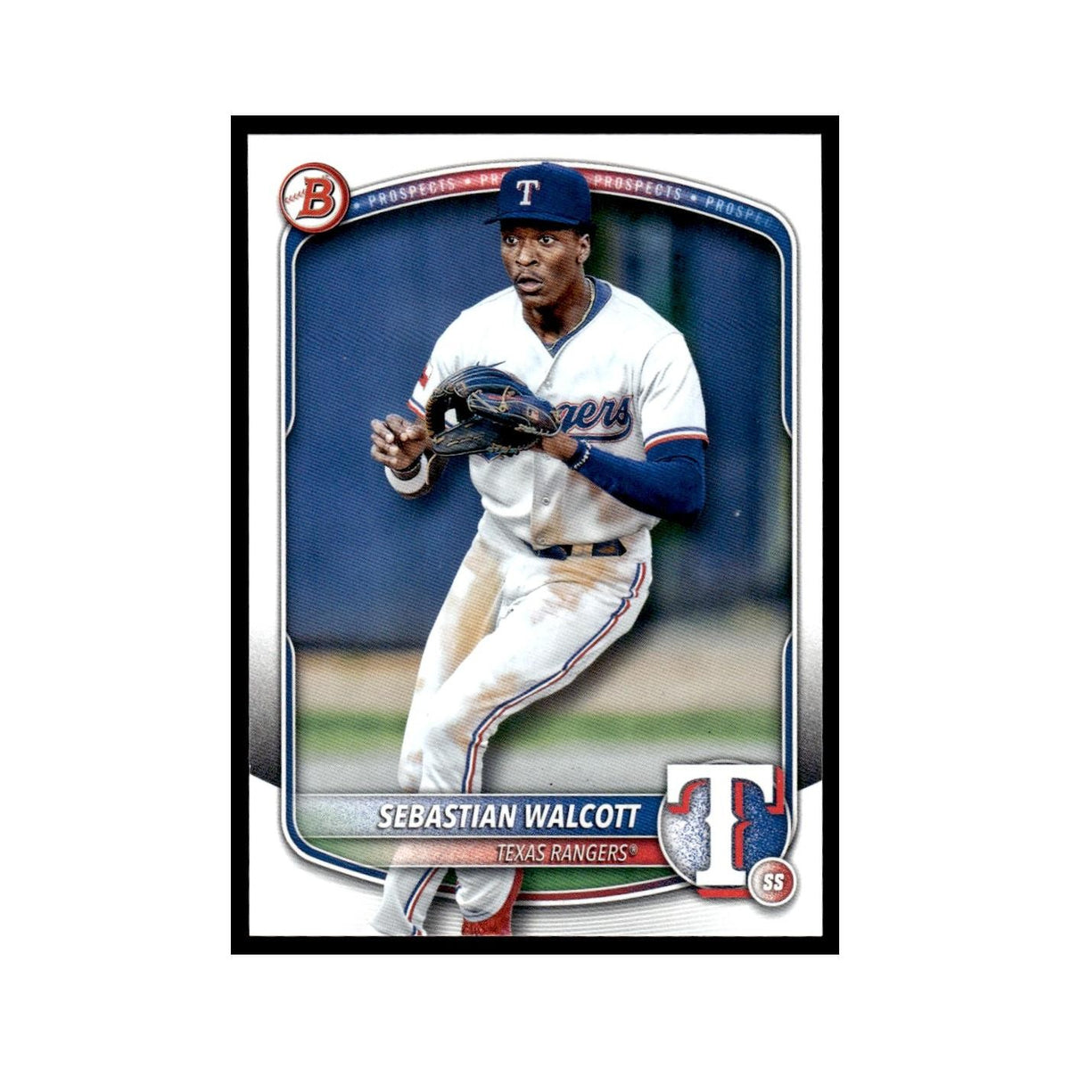 2025 Bowman Prospects Sebastian Walcott Rangers #BP-133