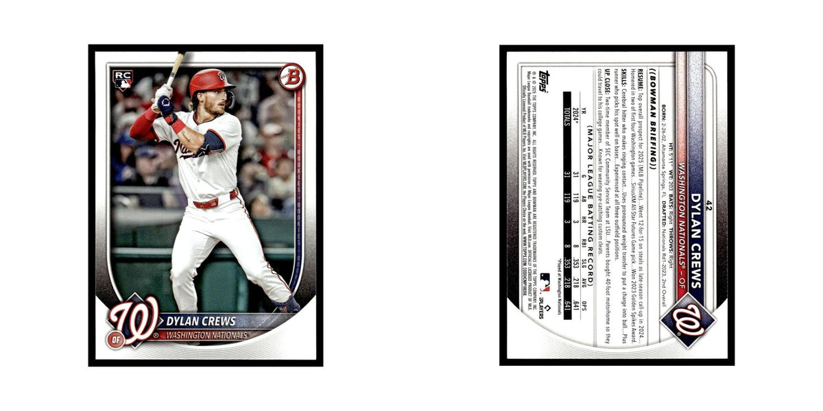 2025 Bowman Dylan Crews RC Nationals #42