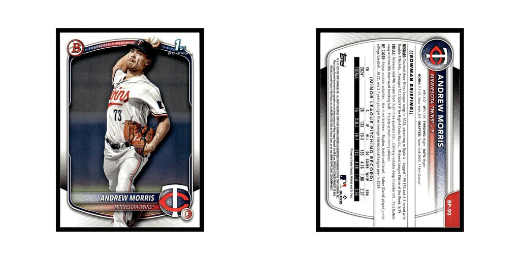 2025 Bowman Prospects Andrew Morris Twins #BP-90