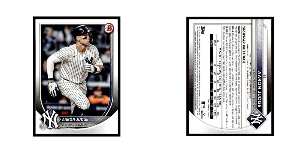 2025 Bowman Aaron Judge Yankees #99