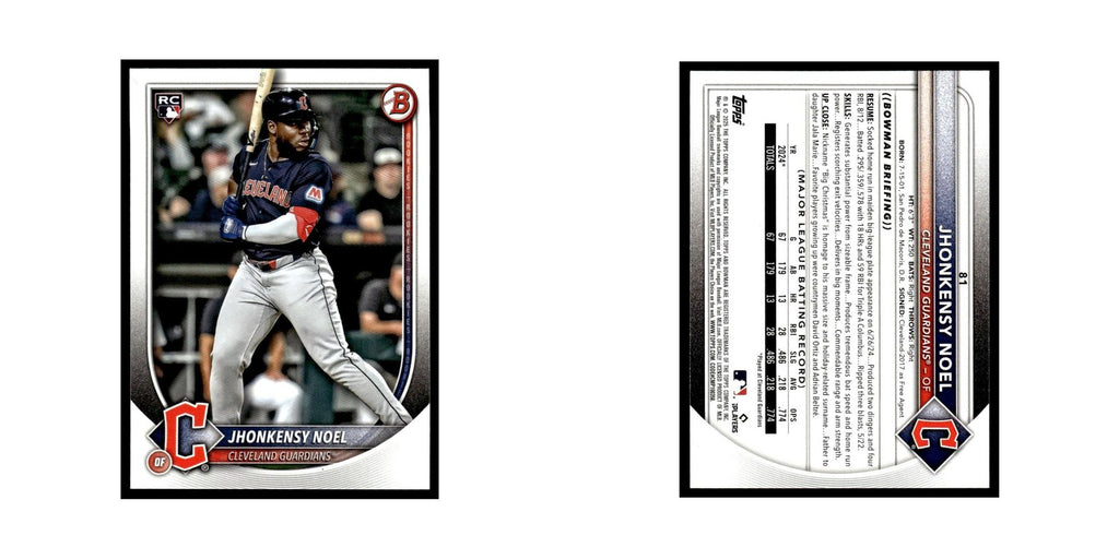 2025 Bowman Jhonkensy Noel RC Guardians #81