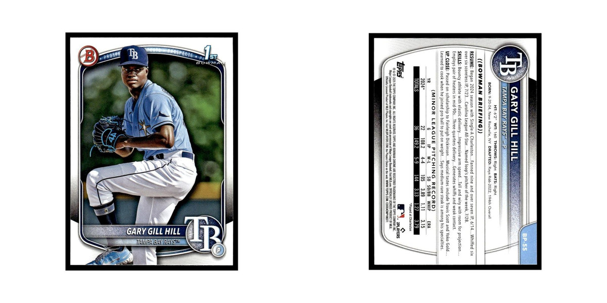 2025 Bowman Prospects Gary Gill Hill Rays #BP-55