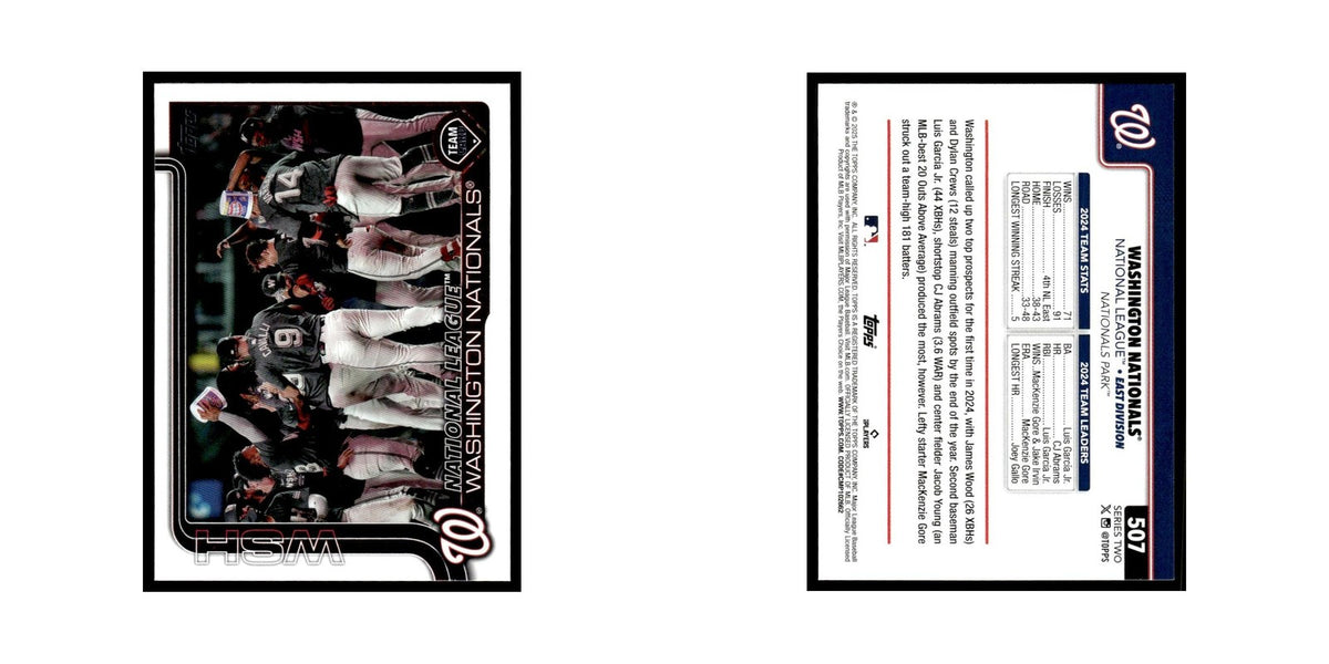 2025 Topps Washington Nationals Nationals #507