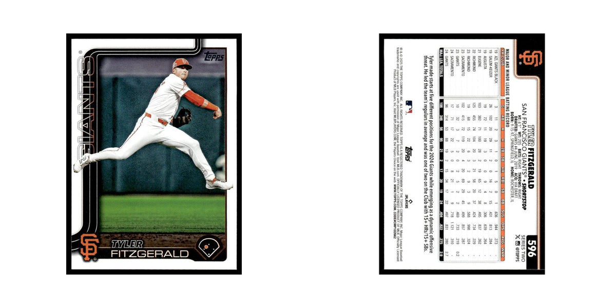 2025 Topps Tyler Fitzgerald Giants #596