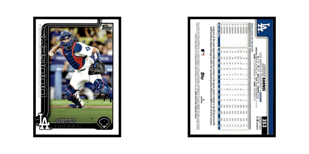 2025 Topps Austin Barnes Dodgers #353