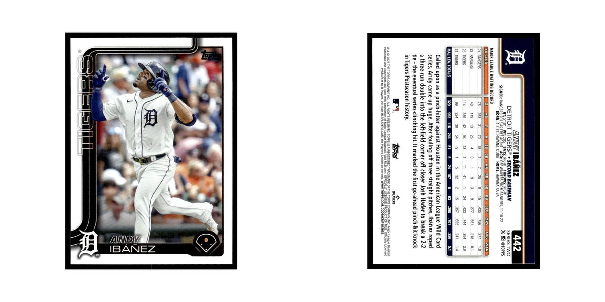 2025 Topps Andy Ibanez Tigers #442