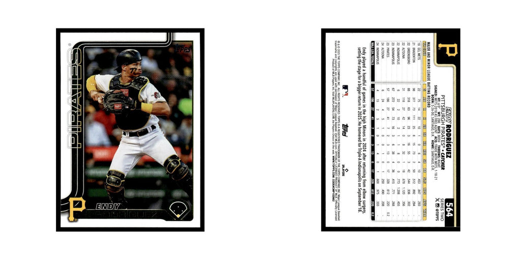 2025 Topps Endy Rodriguez Pirates #564