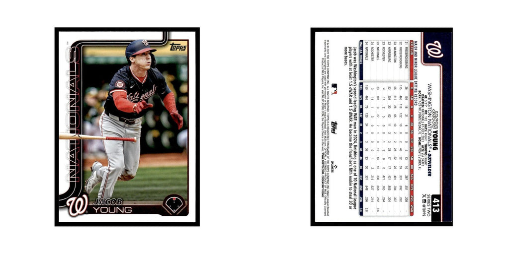 2025 Topps Jacob Young Nationals #413