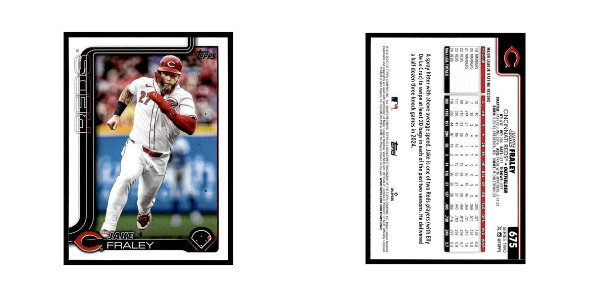 2025 Topps Jake Fraley Reds #675