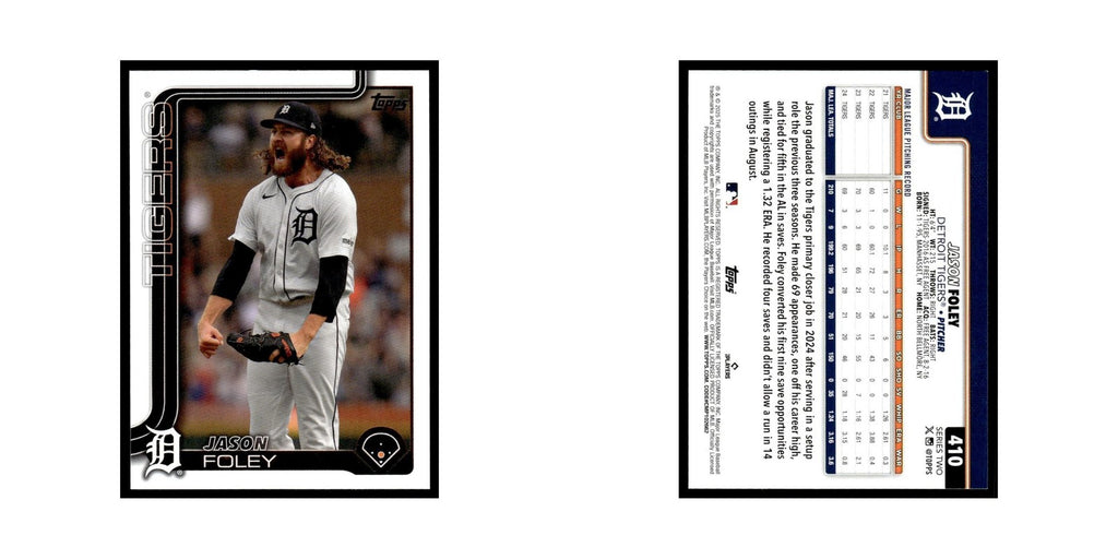 2025 Topps Jason Foley Tigers #410