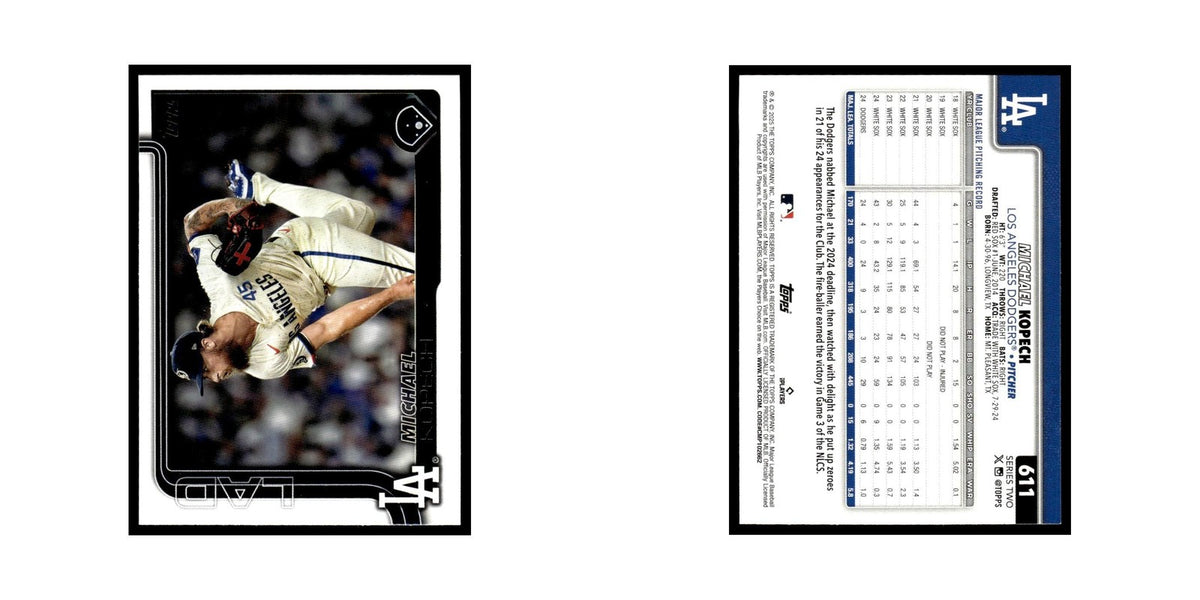 2025 Topps Michael Kopech Dodgers #611