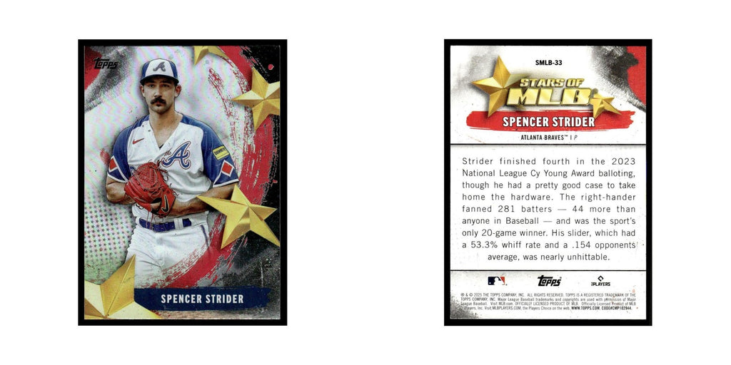 2025 Topps Stars of MLB Spencer Strider Braves #SMLB-33