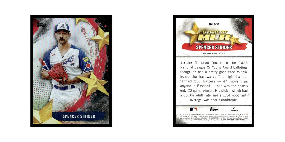 2025 Topps Stars of MLB Spencer Strider Braves #SMLB-33