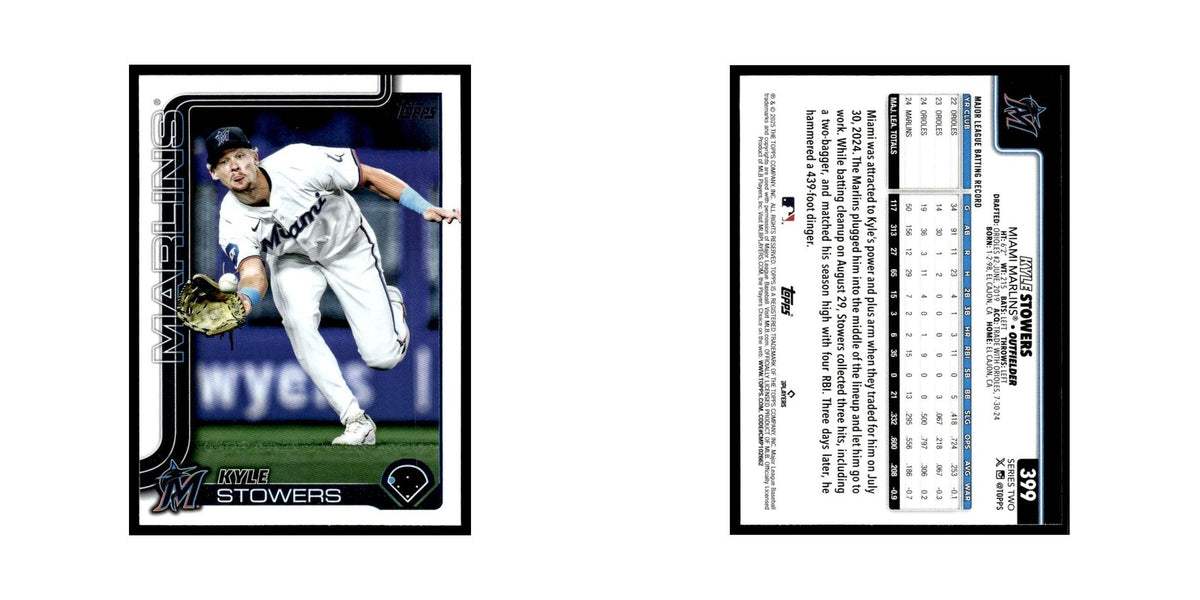 2025 Topps Kyle Stowers Marlins #399