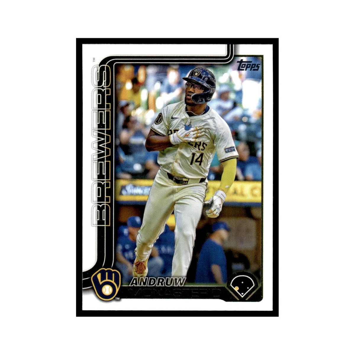 2025 Topps Andruw Monasterio Brewers #581