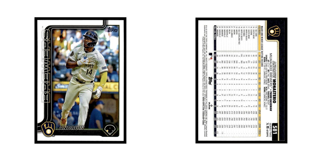 2025 Topps Andruw Monasterio Brewers #581