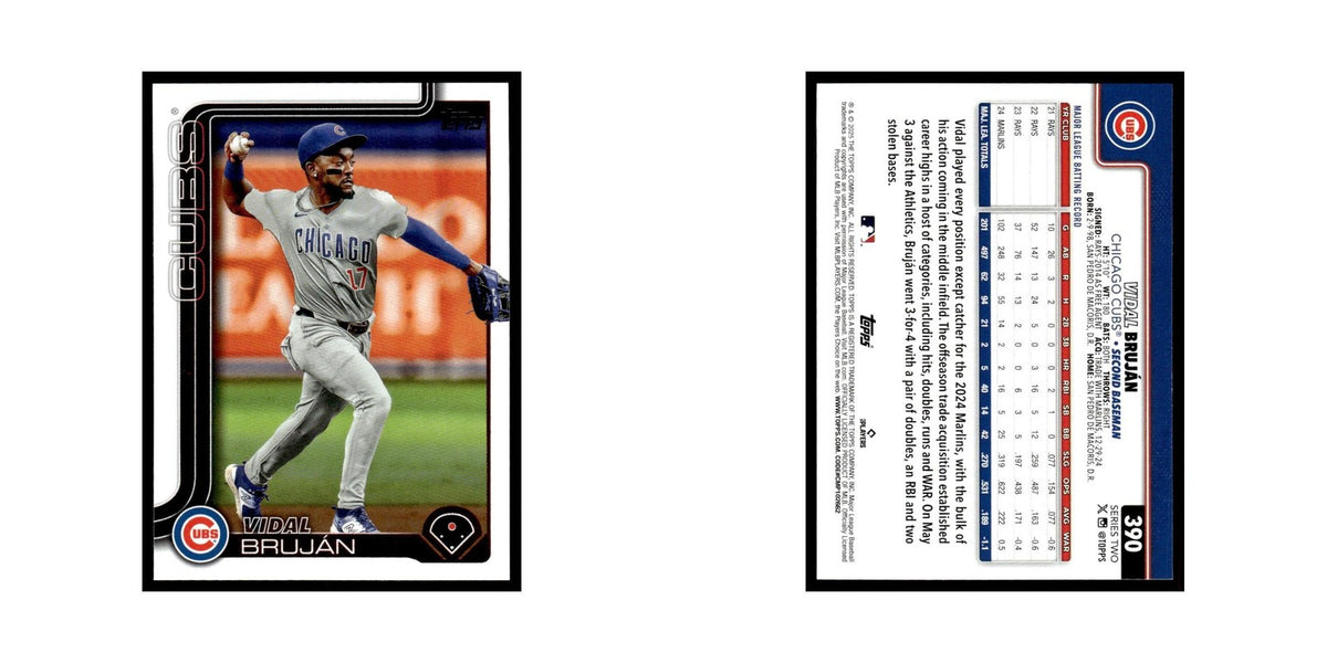 2025 Topps Vidal Brujan Cubs #390