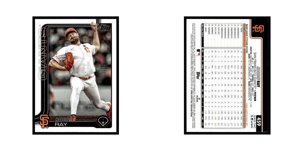 2025 Topps Robbie Ray Giants #459