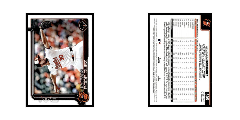 2025 Topps Grayson Rodriguez Orioles #505