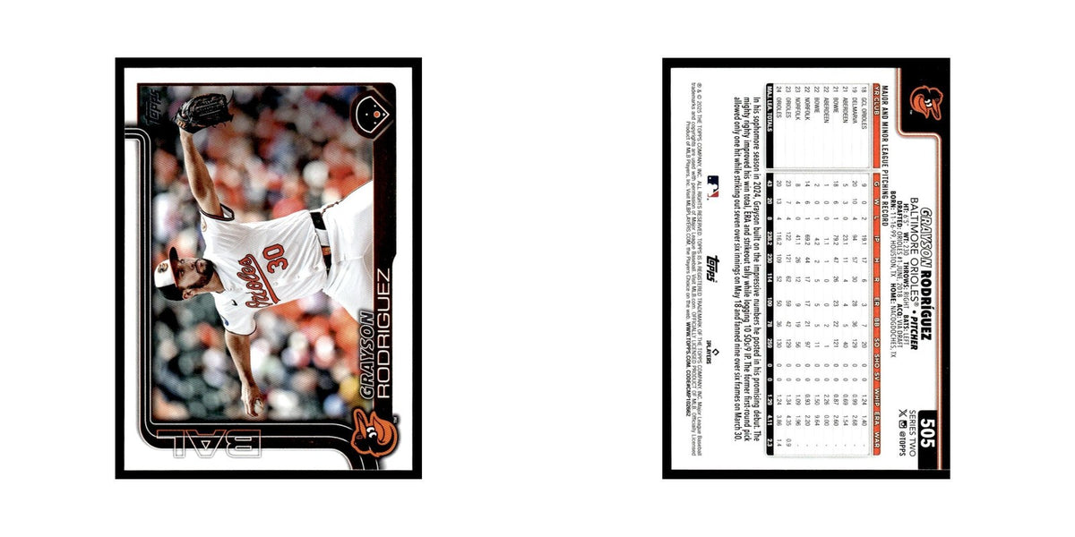 2025 Topps Grayson Rodriguez Orioles #505