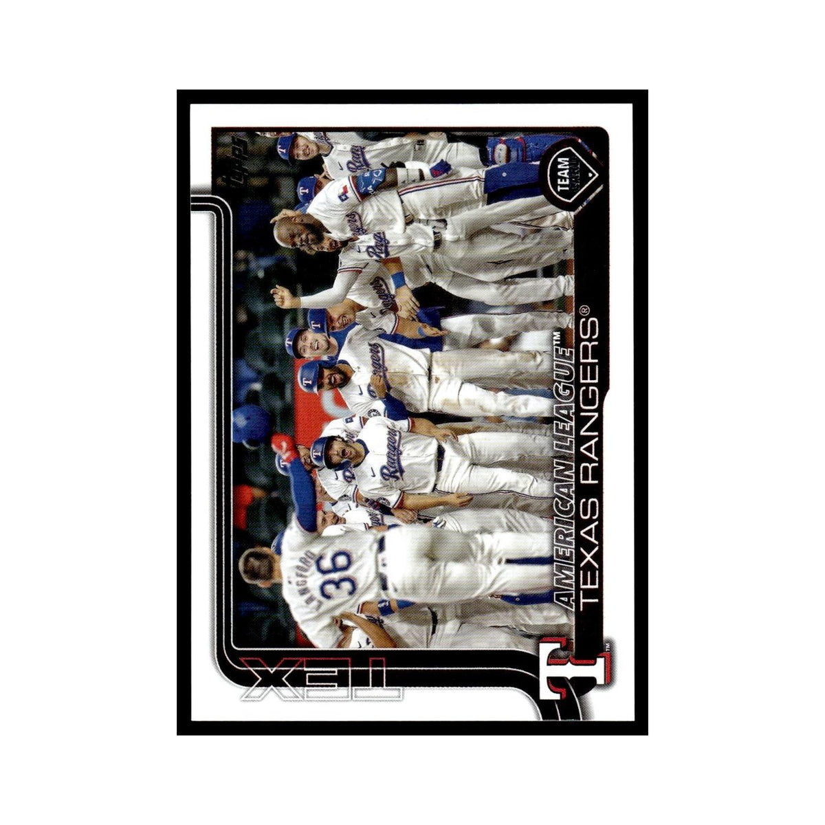 2025 Topps Texas Rangers Rangers #593
