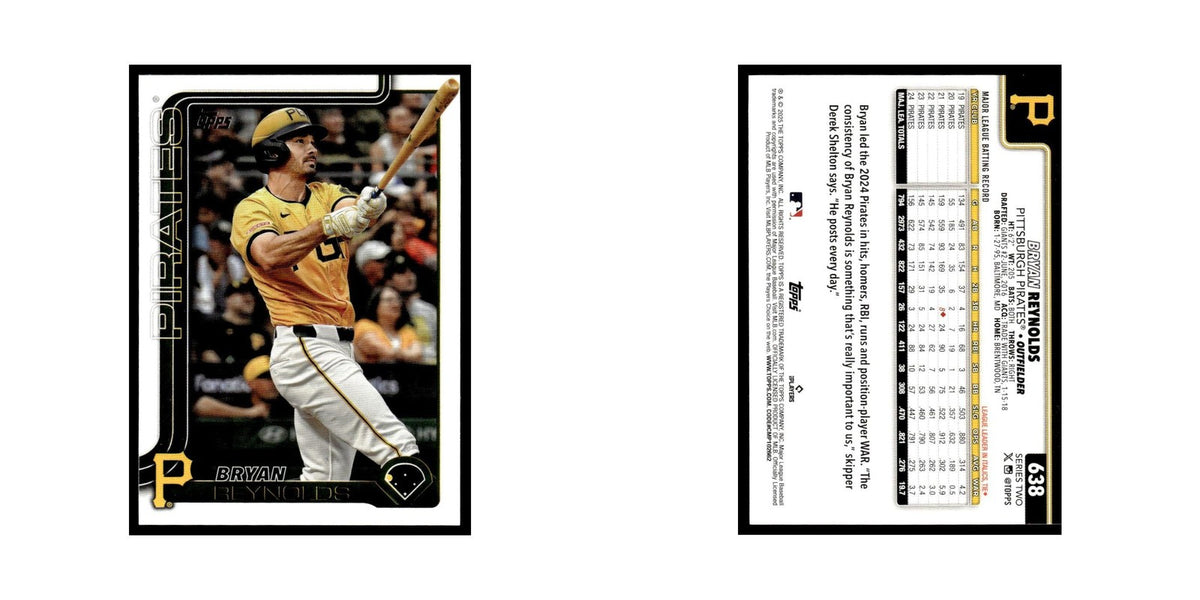 2025 Topps Bryan Reynolds Pirates #638