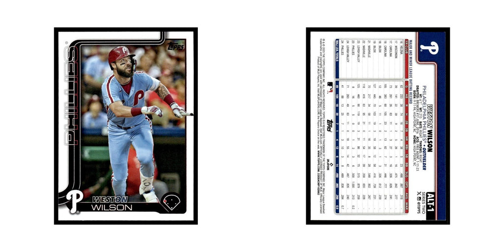 2025 Topps Weston Wilson Phillies #ALT-1