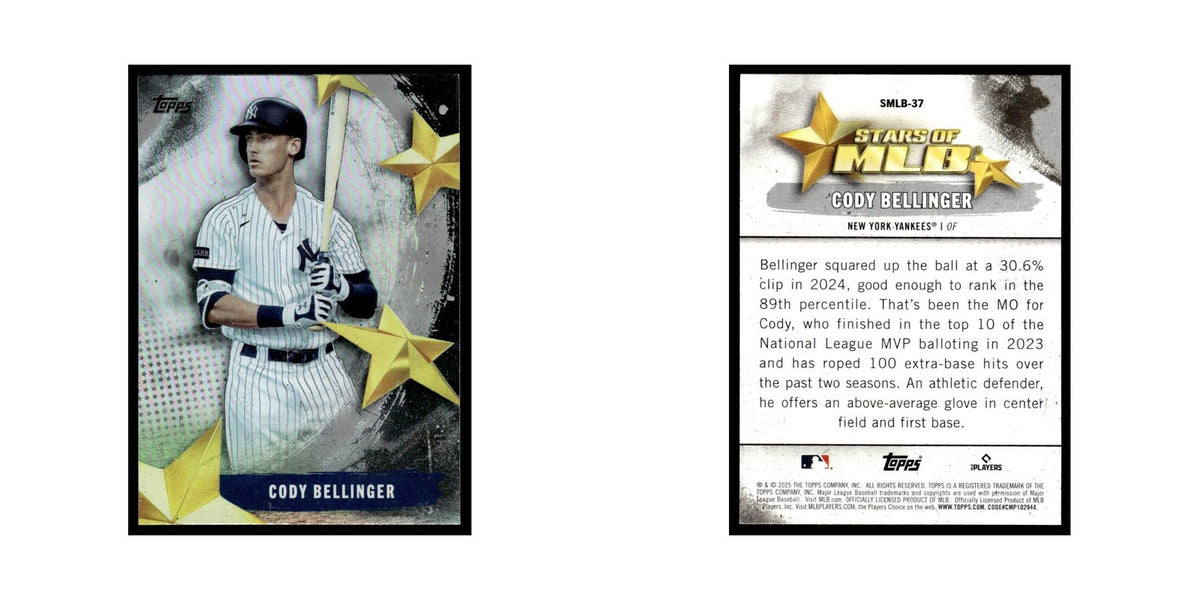 2025 Topps Stars of MLB Cody Bellinger Yankees #SMLB-37