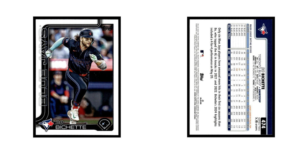 2025 Topps Bo Bichette Blue Jays #474