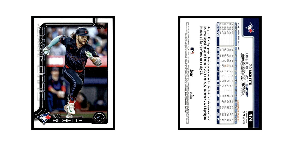 2025 Topps Bo Bichette Blue Jays #474