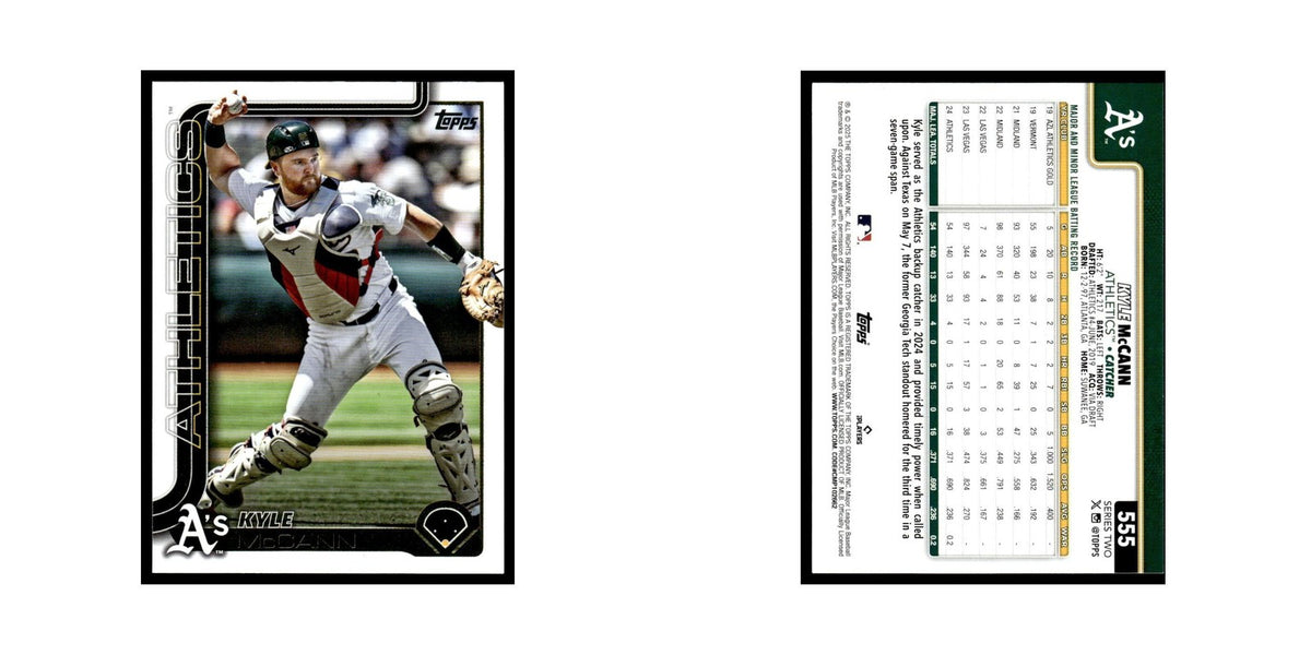 2025 Topps Kyle McCann Athletics #555