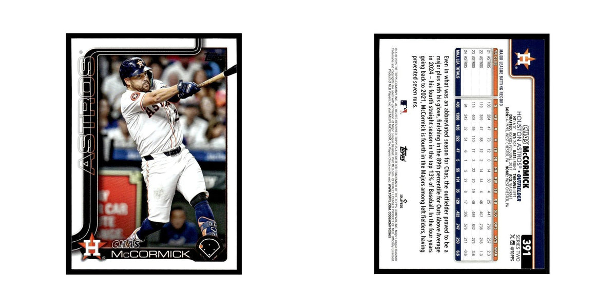 2025 Topps Chas McCormick Astros #391