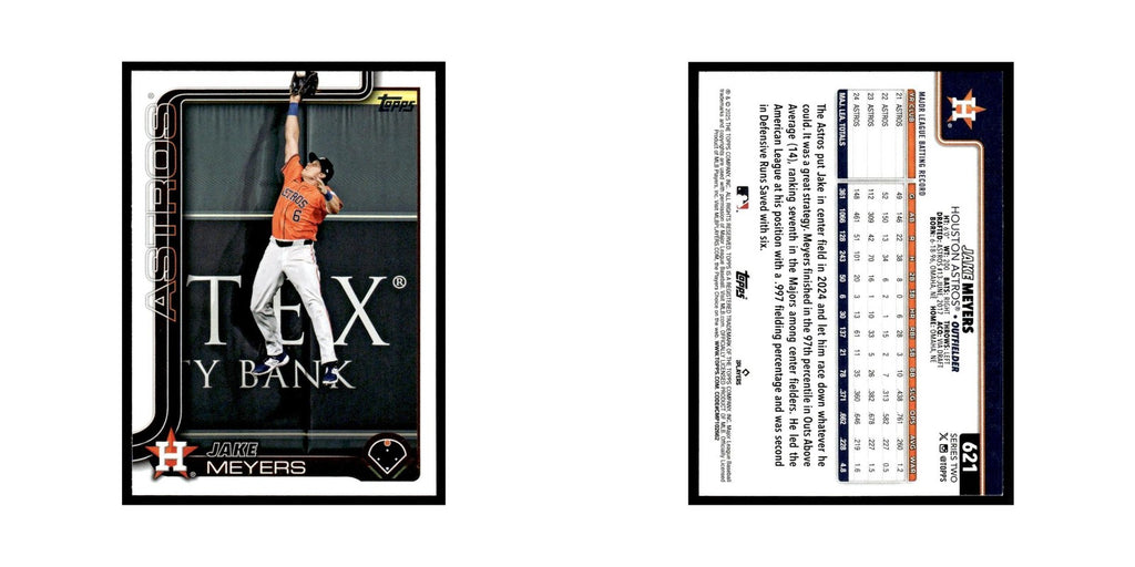 2025 Topps Jake Meyers Astros #621