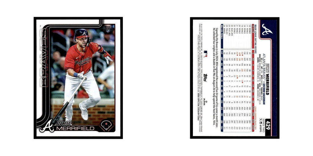 2025 Topps Whit Merrifield Braves #429