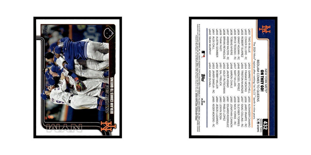 2025 Topps On They Go! Mets #432