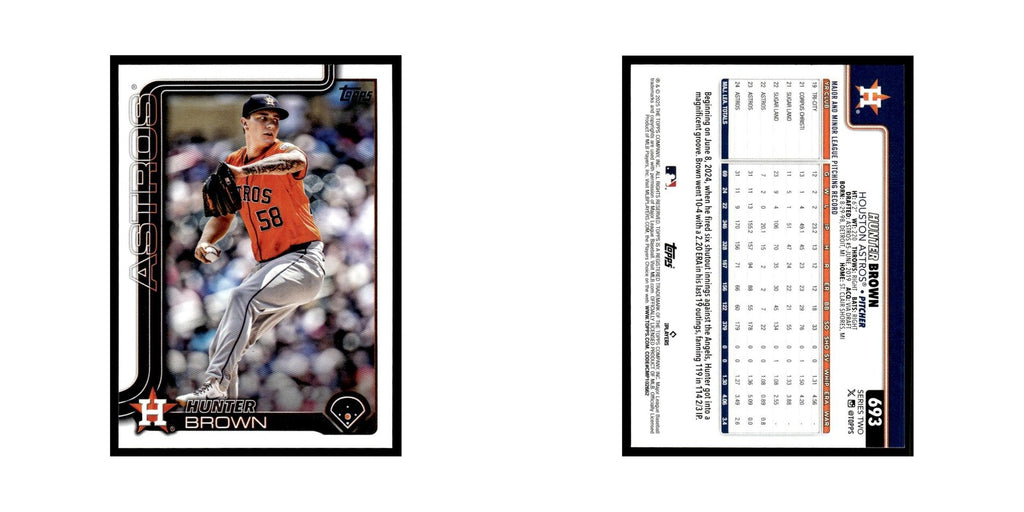 2025 Topps Hunter Brown Astros #693
