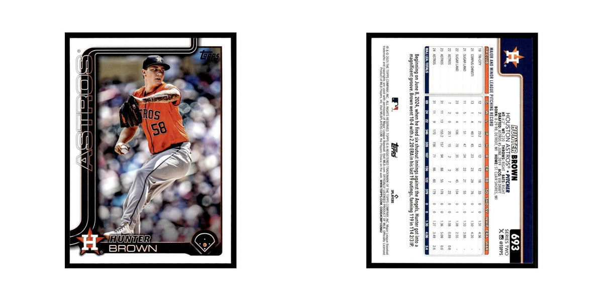 2025 Topps Hunter Brown Astros #693