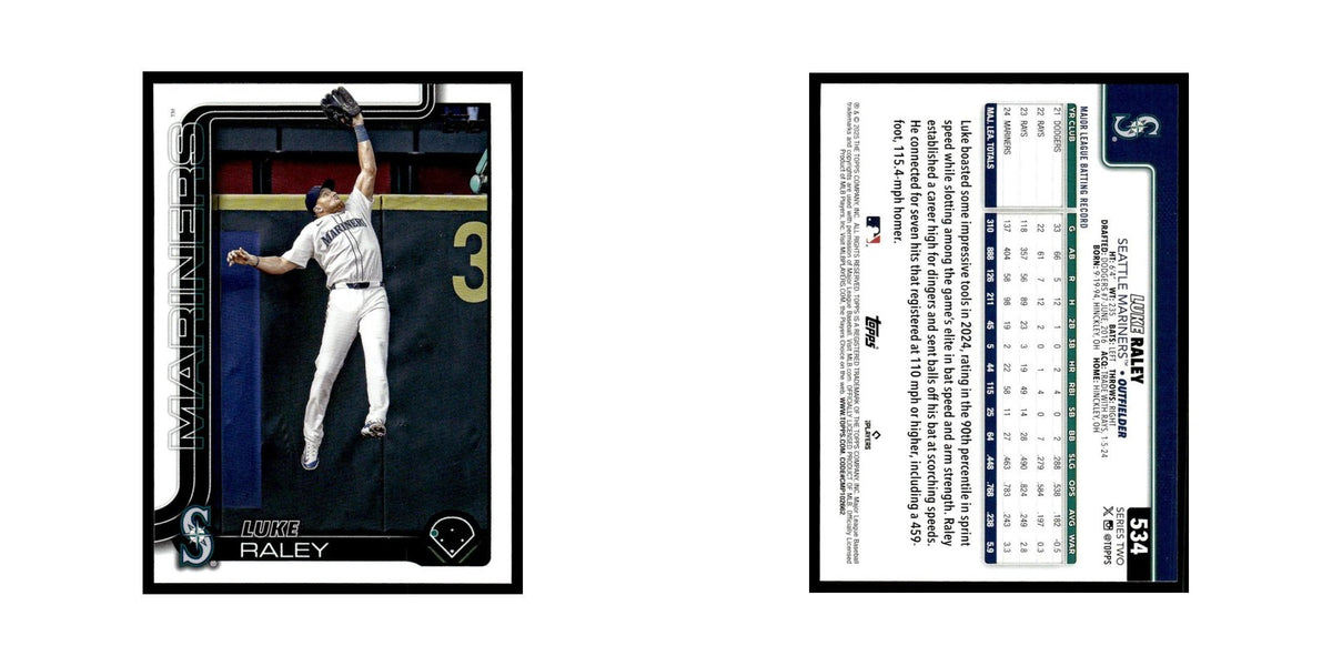 2025 Topps Luke Raley Mariners #534