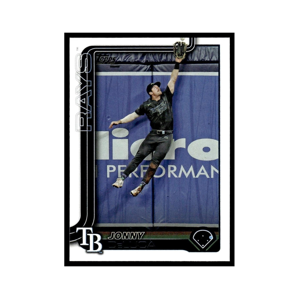 2025 Topps Jonny DeLuca Rays #516