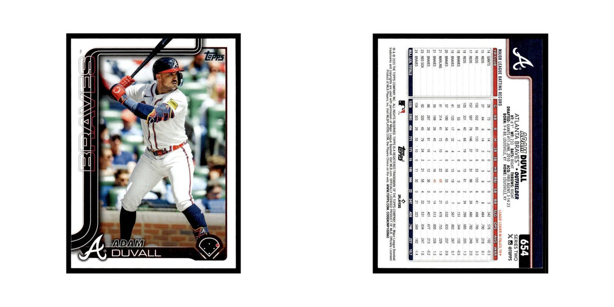 2025 Topps Adam Duvall Braves #654