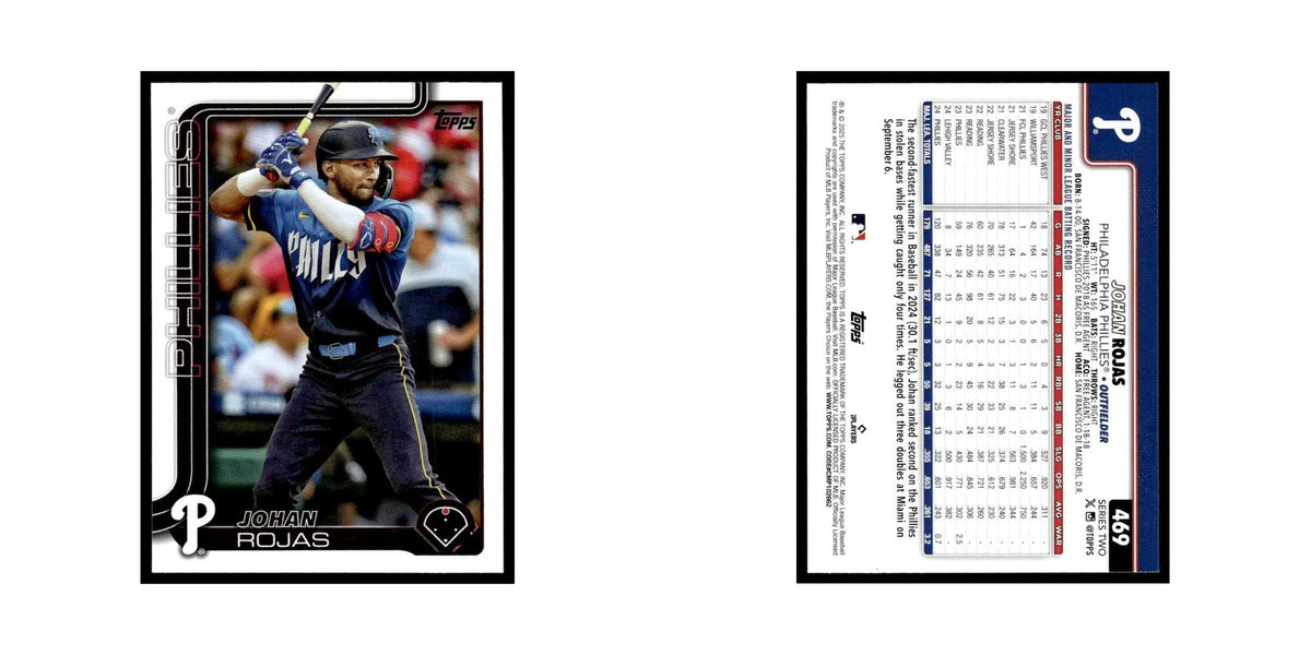 2025 Topps Johan Rojas Phillies #469