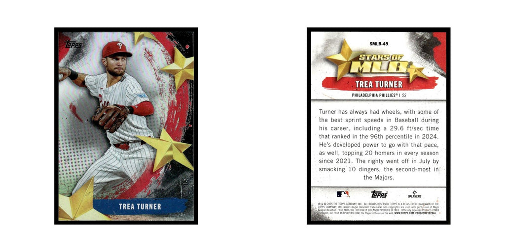 2025 Topps Stars of MLB Trea Turner Phillies #SMLB-49