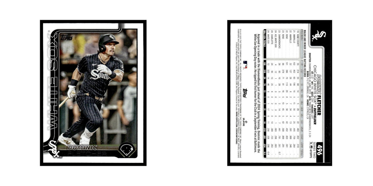 2025 Topps Dominic Fletcher White Sox #496