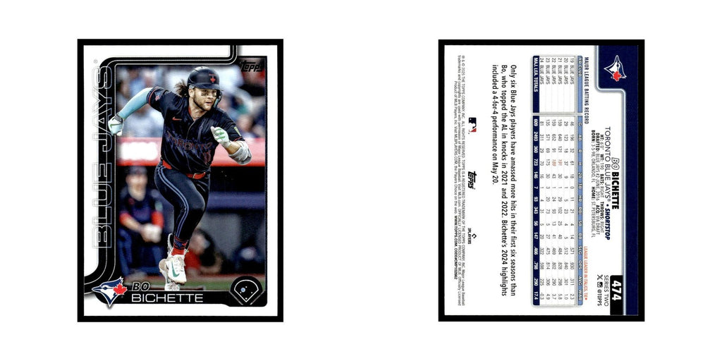 2025 Topps Bo Bichette Blue Jays #474