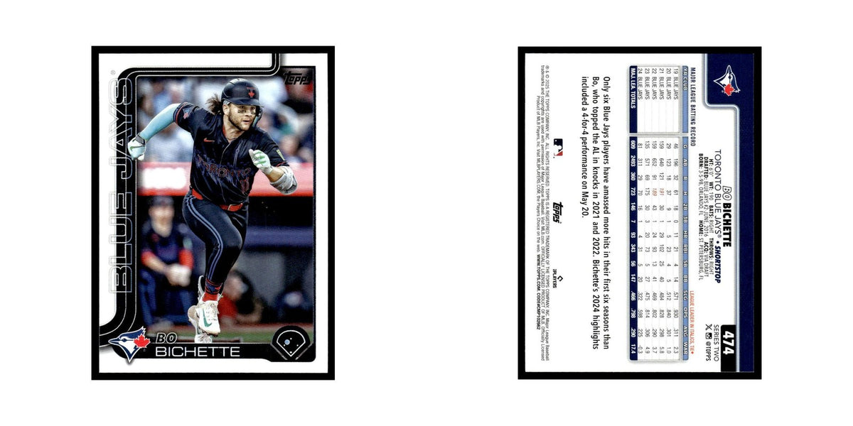 2025 Topps Bo Bichette Blue Jays #474