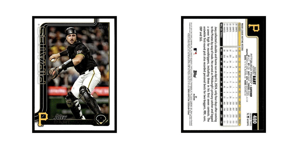 2025 Topps Joey Bart Pirates #480